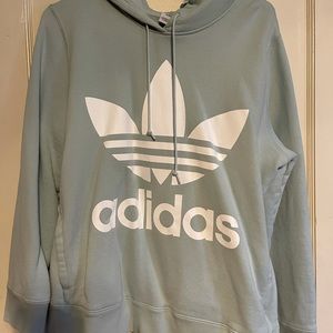 ADIDAS Light Aqua Blue Sweatshirt